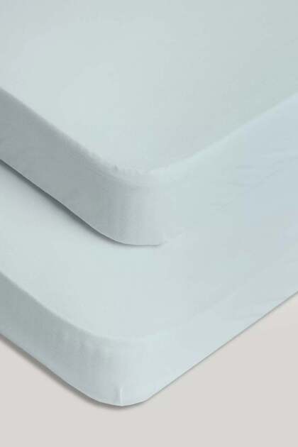 2 Pack Fitted Sheets (Cot)