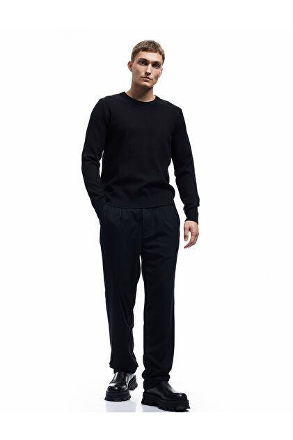 Long Sleeve Crew Neck Basic Knitwear Sweater