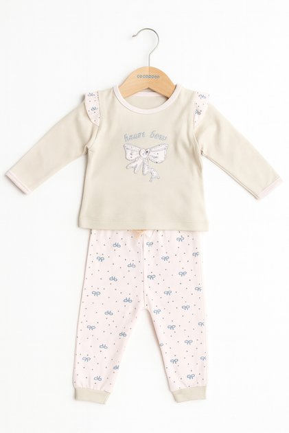 Baby Girl Set of 2 with Bow Detail