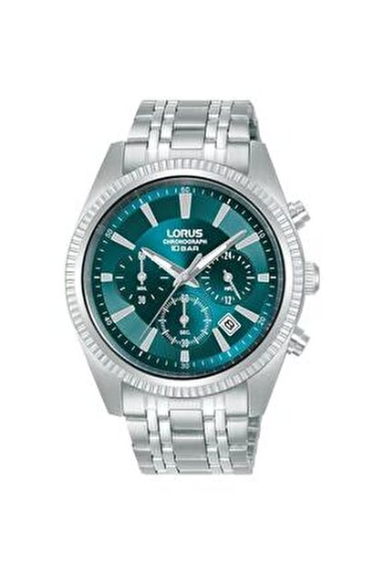 Lorus Heren analoog kwarts horloge met roestvrij stalen armband RH989QX9, zilver, Eén maat, armband