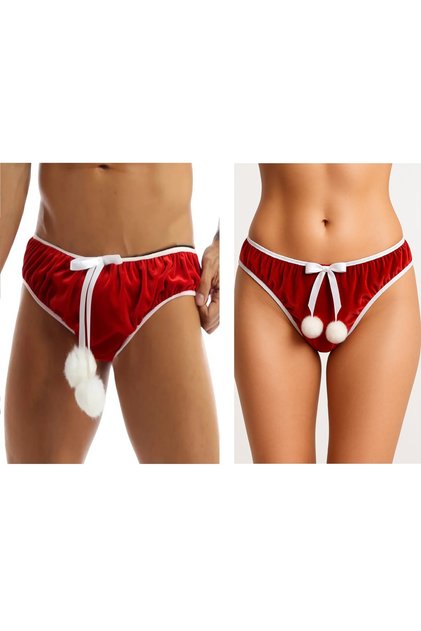 Men's Sumono Model New Year's Velvet Underwear Gift Underwear for Couples Women's Model Nsm05Kbx01