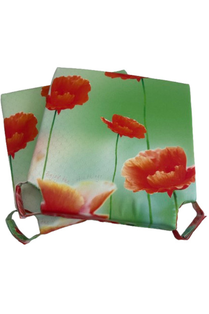Set de perne pentru scaun Star Moon Poppy interior/exterior, 40x40x5 cm 2 buc