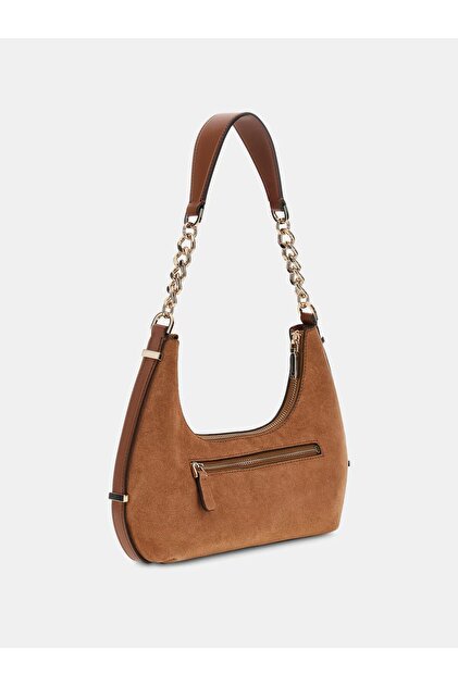 Guess Erenia hakiki deri mini omuz çantası HWSB7838180 - Fiyatı