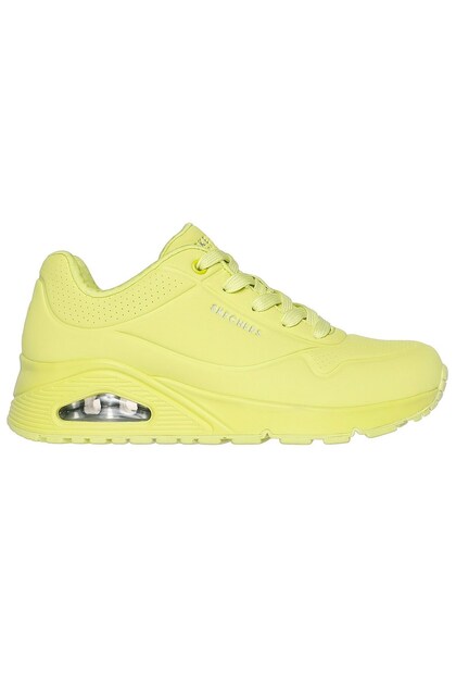 Teniși Sketchers UNO pentru femei, verde lime, Stand on Air, mărimea 38 EU