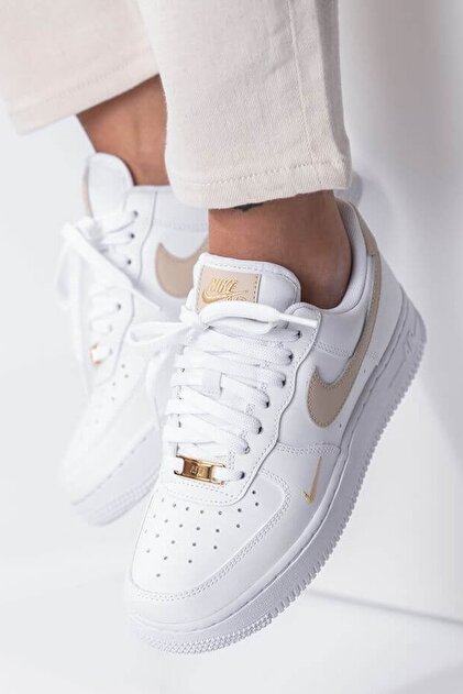 Nike Air Force 1 07 ESS Unisex Leather Sneaker Hakiki Deri Günlük
