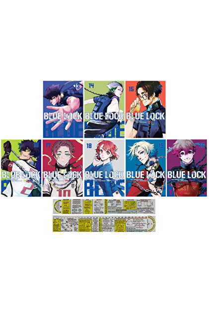 Komik Şeyler Blue Lock 13-14-15-16-17-18-19-20. Ciltler Manga Seti