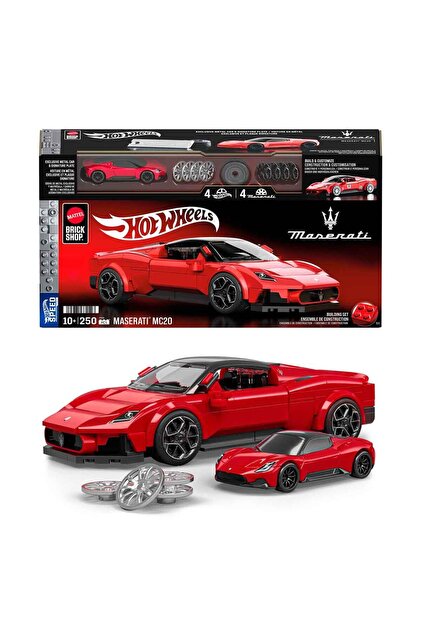 HOT WHEELS Speed Serisi Maserati MC20 Araba 250 Parça Yapım Seti