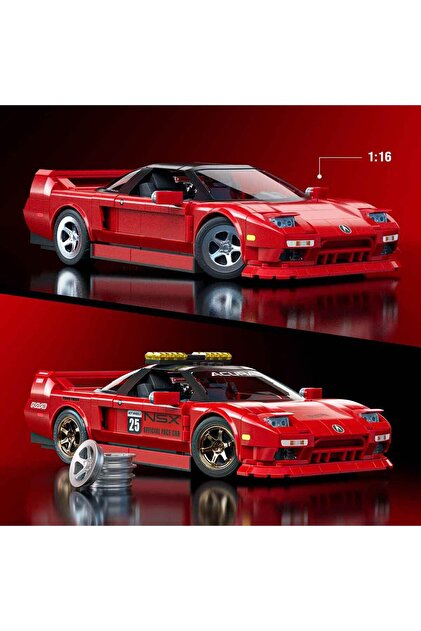 HOT WHEELS Elite Serisi '90 NSX Araba 876 Parça Yapım Seti JFT17