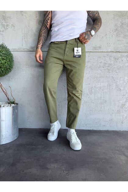 Blugi boyfriend kaki