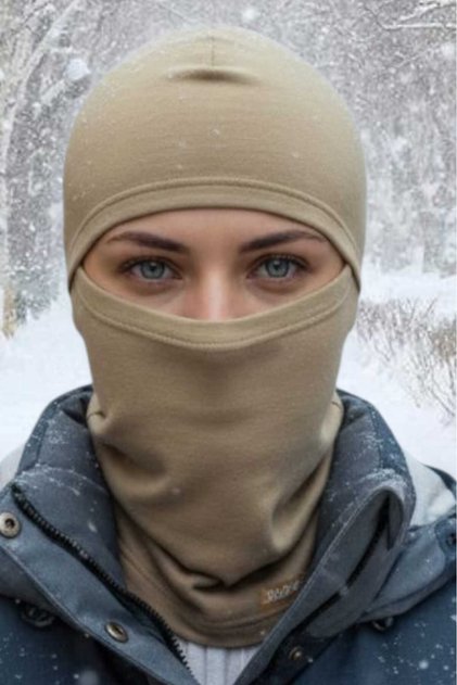 Women's Windproof Thermal Hooded Ski and Biker Mask Thermal Balaclava