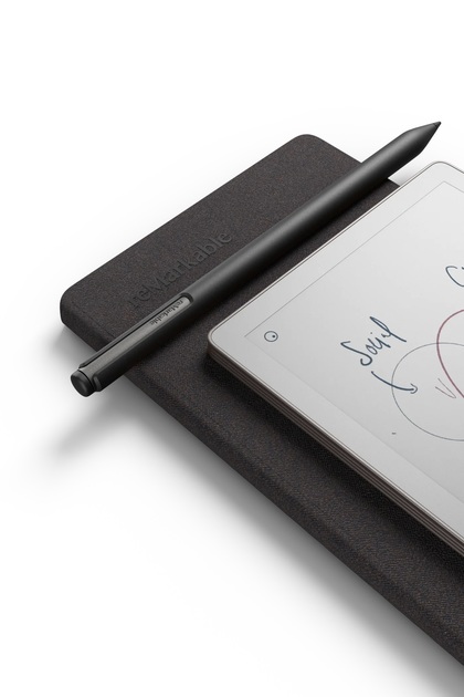 Paper Pro Move + Marker Plus Kalem + Mozaik Dokuma Basalt Kılıf