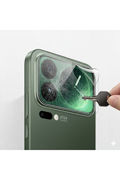 Genel Markalar Xiaomi 17 Pro Max Uyumlu Arka Mini Ekran 3 Adet