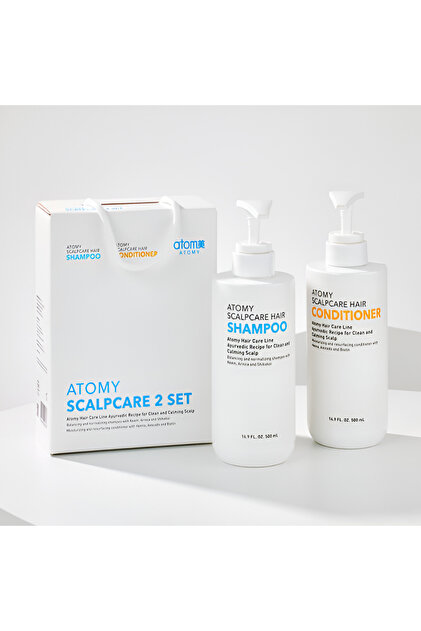 Atomy Scalpcare Set (Şampuan & Saç Kremi) – Güçlü, Sağlıklı ve