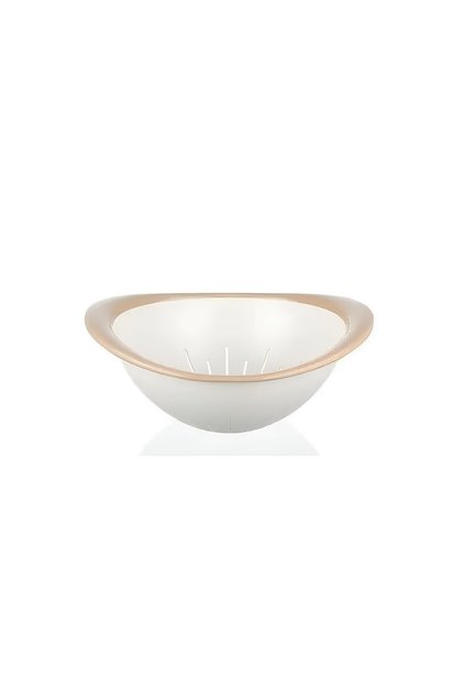 Ideas Double Color Strainer Beige-Cream