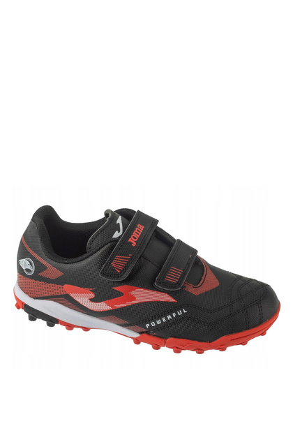 Black Boys' Football Shoes Pojw2501Tfv-Powerful Jr 2501 Black