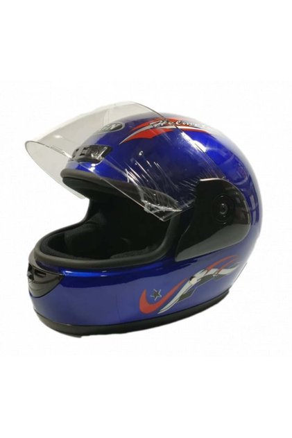Casca scuter Full Face Safe (culoare albastră)