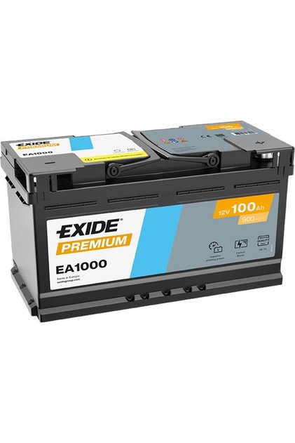 EA1000 12V 100Ah 900A Premıum Akü (Üretim Tarihi:2025)