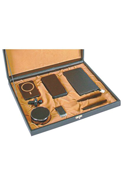 Gen Promosyon VIP Hediyelik Set - Powerbank, Defter, Kalem, USB