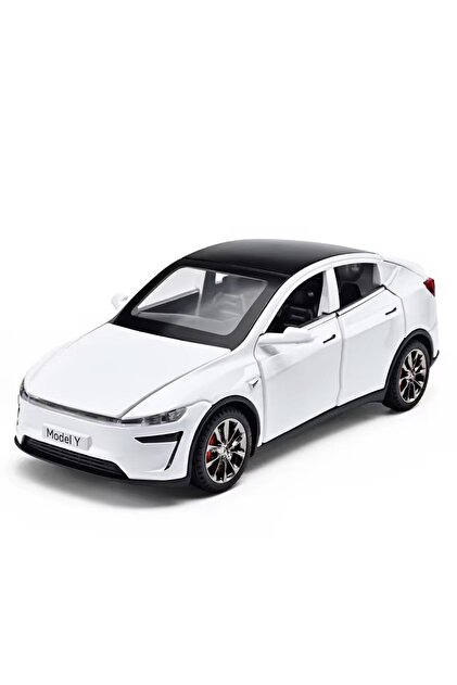 テスラ モデルY 1/18 ミニカー ModelY TESLA CarStore Tesla Model Y Juniper (Yeni Kasa) Birebir Işıklı Maket