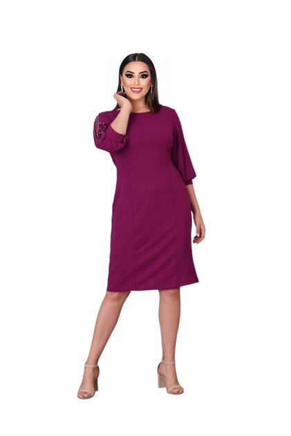 Rochie de seară neagră cu design detaliat al mânecilor G0734
