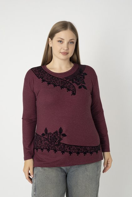 Shardonlu Winter Viscose Fabric Printed Combed Cotton Blouse