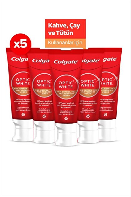 colgate optic white for coffee tea & tobacco users Toothpaste Coffee, and Users, Teeth Whitening Toothpaste, Remove Surface Stains, 75 ml : Buy Online at Best Price The good value for the price and the ease of use further enhance its appeal among Consumers Colgate Optic White Tea,Coffee,Tobacco users