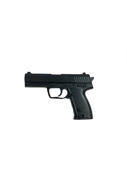 Pistol de jucarie cu Bile 6mm S2 + 200 bile, Metalic, Negru