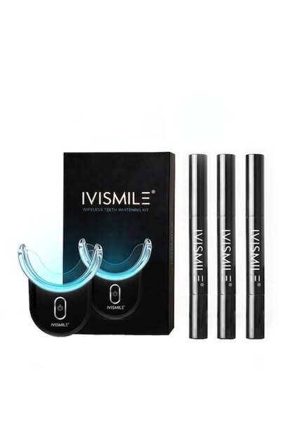 Kit de albire a dinților Wireless PRO, dispozitiv LED, pixuri cu gel, Gutiera