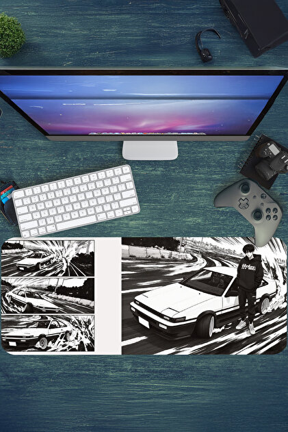 urzuva Drift Horizon Gaming Oyuncu Mousepad, 80x30 3mm Mouse pad