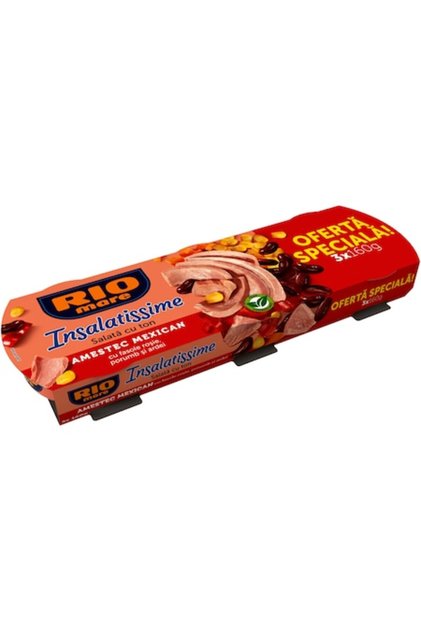 Salata mexicană de ton Insalatissime 3x160g, 480g