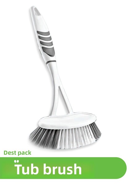 Shower Cabin and Tub Brush - Quality Plastic - Washbasin, Shower Cabin, Tub and Bath Brush