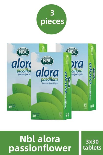 Alora Passiflora 30 Tablets 3 Pieces