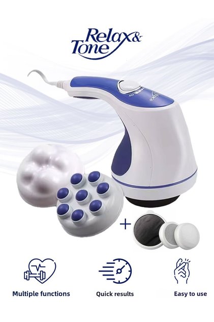 Rl-060 super tone multifunctional 5 head massage tool massage device