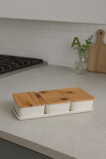 3-Piece Square Snack Bowl
