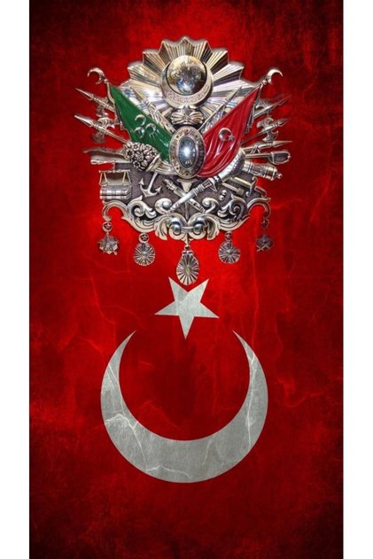 Araba Kapı Direk Kaplama Folyosu türk bayrağı osmanlı tuğrası