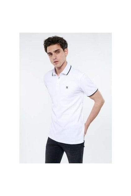 Men's White Polo T-Shirt 066039 -620