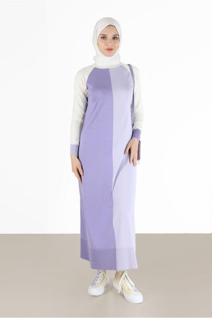TRICOLOR TRICOT DRESS 42084