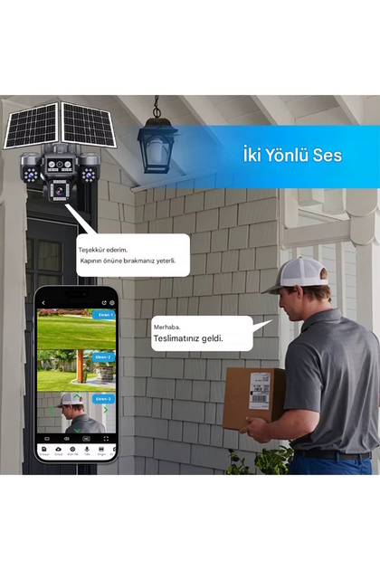 ShiraishiSpaceTV4セット VİVATECH HiEasy S5704 128GB 8MP 4 Kameralı 4G Çift Solar Panel 16X
