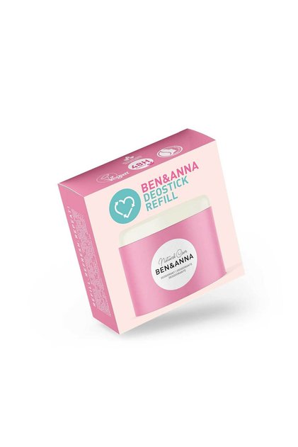 Ben & Anna Love Me Refill Deodorant Stick 40 gr | %100 Doğal Vegan, Alüminyum İçermez Nemlendirici