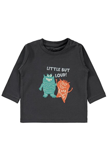 Star Printed 6-18 Months Sweatshirt - Gray