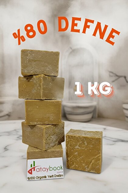 Garlı Saf Defne Sabunu %80 Defne 6 Adet 1 Kg