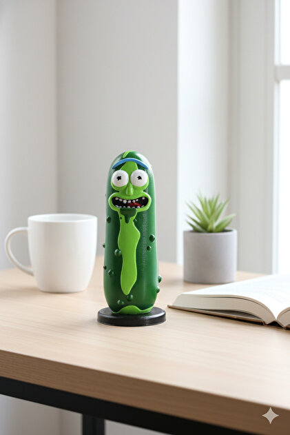 NOK KONSEPT Pickle Rick Turşu Rick and Morty Figürü - 12 Cm