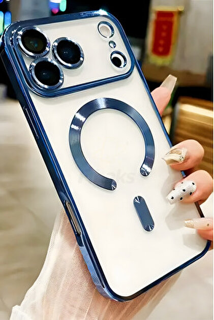 Fibaks iPhone 17 Pro Max Kılıf Kamera Lens Korumalı Magsafe Şarj