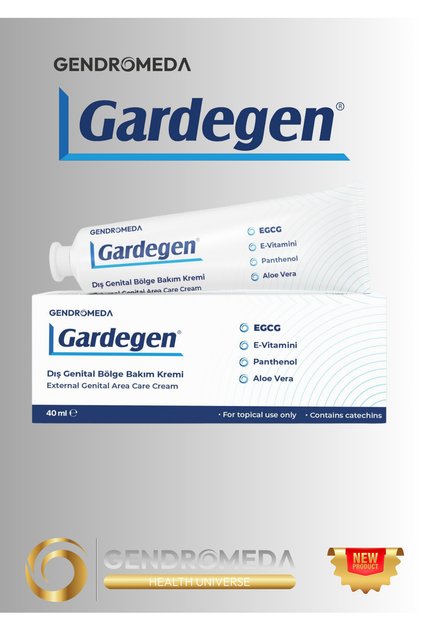 GARDEGEN KREM,DIŞ GENİTAL BÖLGE (%15 SİNEKATEŞİN (EGCG) , VİTAMİN E, PANTHENOL VE ALOE VERA)