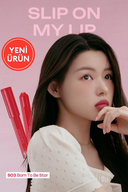 Tek Dokunuşla Pürüzsüzce Uygulanan Hafif Yapılı Kalem Ruj Slip On My Lip (S03BornToBeStar)