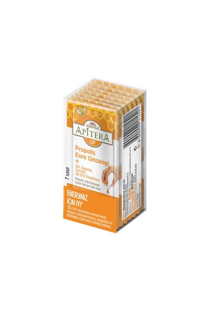 UP Doğal Bal, B Vitaminleri, Kırmızı Ginseng, Guarana ve Propolis İçeren Takviye Edici 7’li Saşe