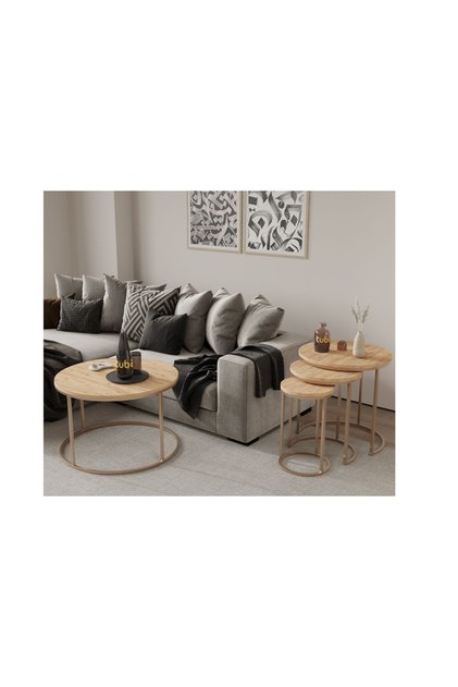 TUBİHOME LALE SEHPA TAKIMI