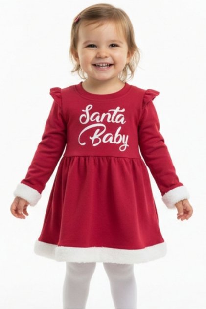 Girl's Christmas Winter Outfit Fleece-Lined