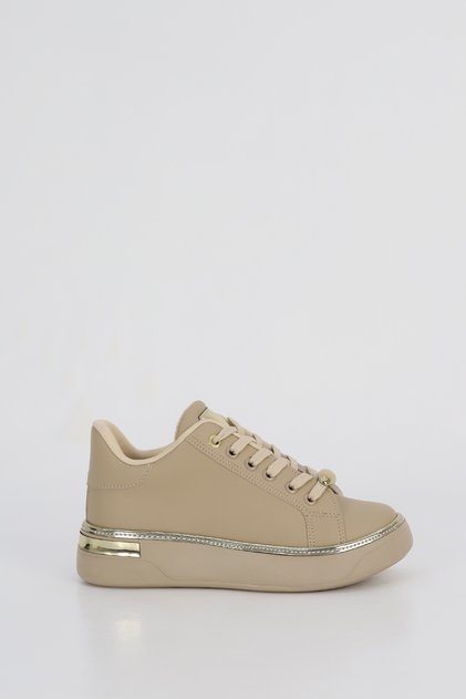 Mdl 328 Lace-Up Gold Buckle Detailed Sports Shoes
