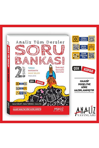 Analiz Yayınları 2.SINIF TÜM DERSLER SORU BANKASI - Fiyatı, Yorumları